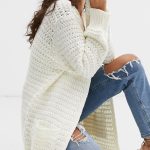 cardigan largo mujer