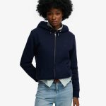 sudadera azul marino mujer