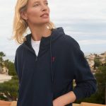 sudadera azul marino mujer