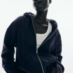 sudadera azul marino mujer