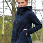 sudadera azul marino mujer