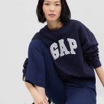 sudadera azul marino mujer