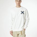 sudadera blanca hombre