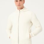 sudadera blanca hombre