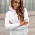 sudadera blanca mujer