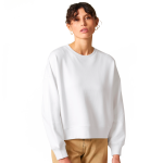 sudadera blanca mujer