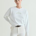 sudadera blanca mujer