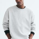 sudadera gris hombre