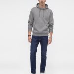 sudadera gris hombre
