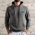 sudadera gris hombre