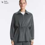 sudadera gris mujer