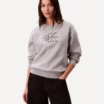 sudadera gris mujer