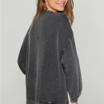 sudadera gris mujer