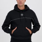 sudadera negra hombre
