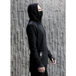 sudadera negra hombre