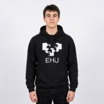 sudadera negra hombre