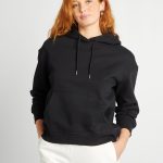 sudadera negra mujer