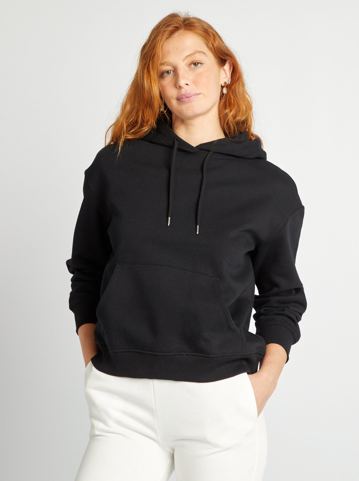 sudadera-negra-mujer-054hud.jpg sudadera negra mujer - Imagen 1