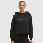 sudadera negra mujer