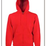 sudadera roja mujer