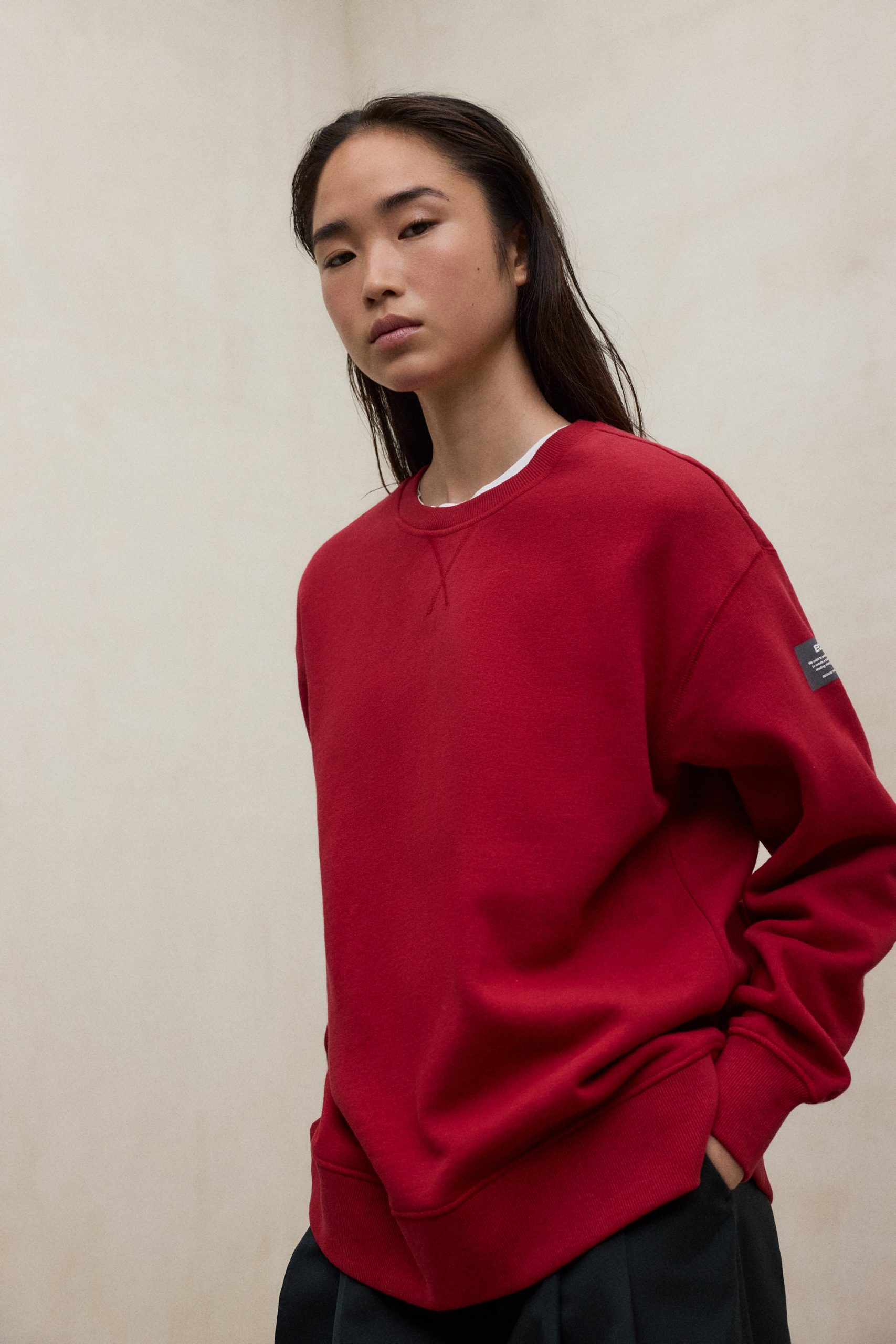 sudadera-roja-mujer-993amz.jpg sudadera roja mujer - Imagen 1