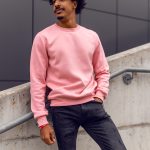 sudadera rosa hombre